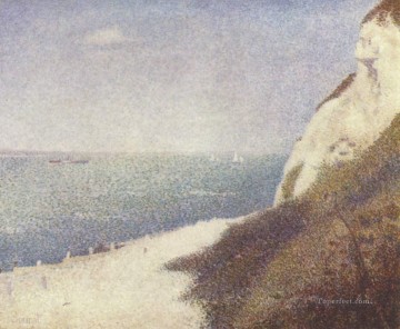 Playa de Bas Butin Honfleur 1886 Pinturas al óleo